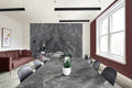 Fior Di Bosco marble dining table with dramatic gray veining and polished finish — elegant stone countertops installed by Signature Stone Las Vegas