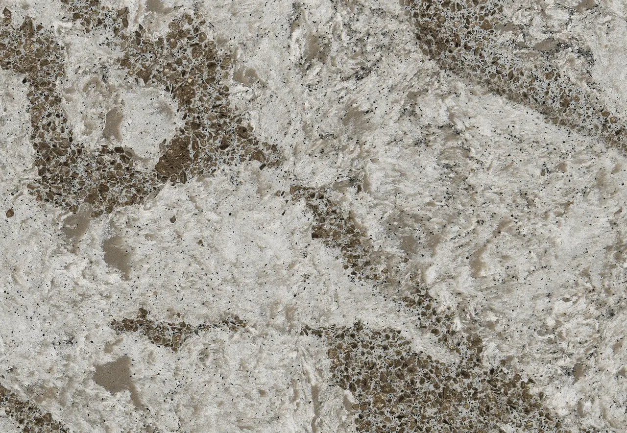 Galloway natural stone surface showcasing mottled gray and brown tones with porous texture — premium countertop fabrication by Signature Stone Las Vegas