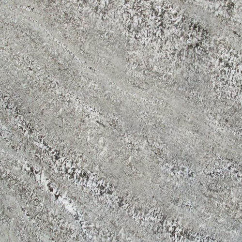 Bianco Antico granite slab with light gray and white veining, textured stone surface