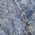 Blue Bahia granite slab with natural blue, grey, and white stone pattern