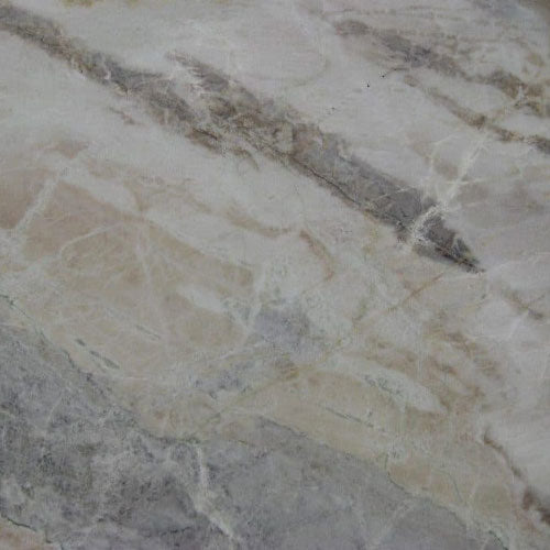Cortecchia granite slab with light beige, gray, and brown veining, ideal for countertops