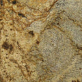 Golden Crystal granite slab with natural gold, brown, and gray veining for countertops