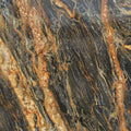 Sedna granite slab with bold golden and black veining, ideal for countertops
