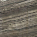 Sequoia Brown granite slab with leathered finish and flowing horizontal veins, ideal for countertops