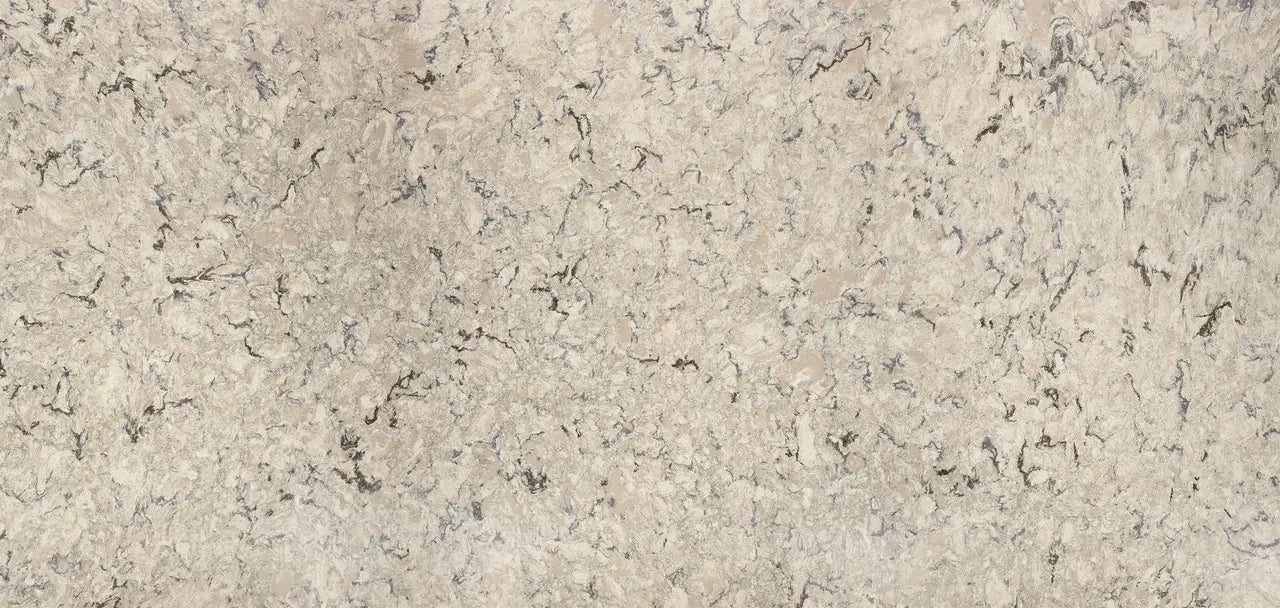Halewood limestone surface with warm beige tones and natural veining patterns — elegant stone countertops installed by Signature Stone Las Vegas