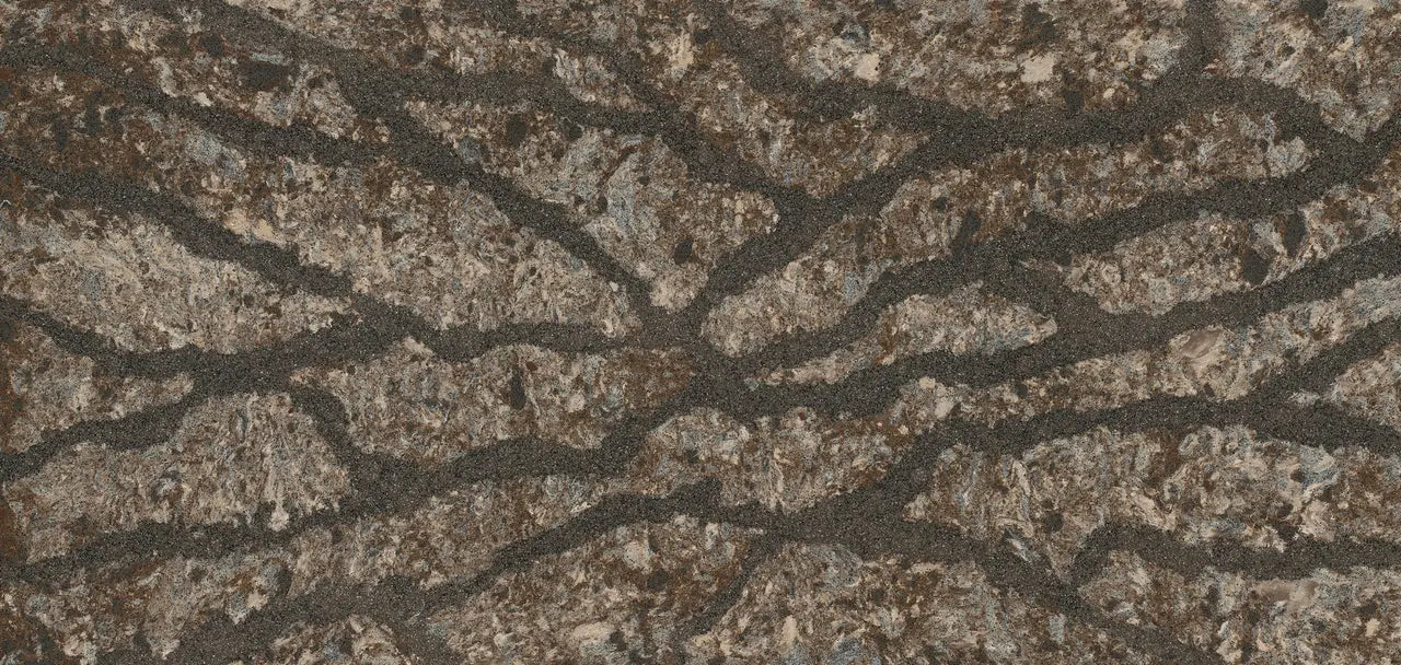 Harlech granite slab with rich brown and gray mottled pattern and natural veining — premium stone countertops installed by Signature Stone Las Vegas
