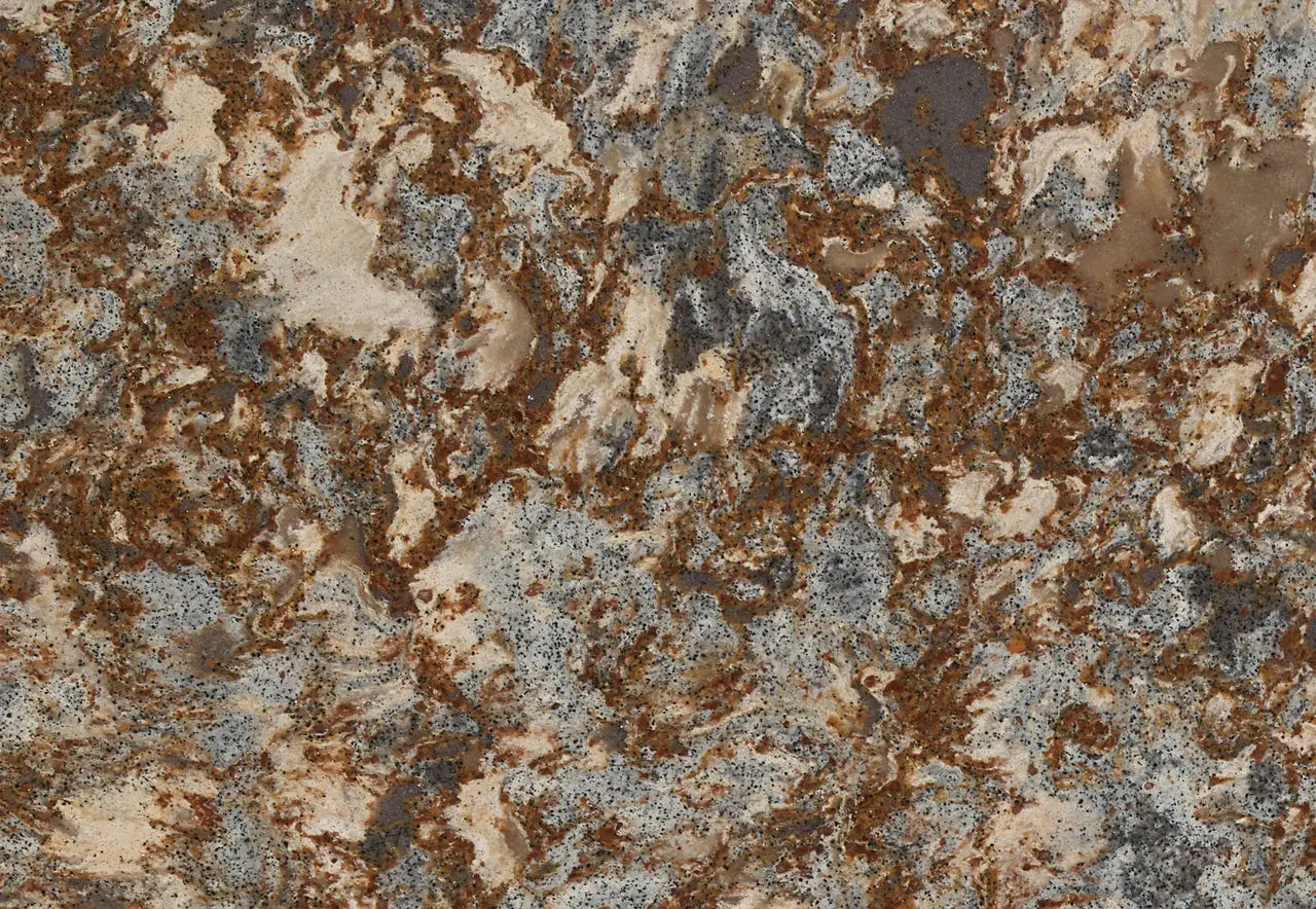 Havergate natural stone surface with mottled gray, brown and cream veining pattern — premium stone countertops installed by Signature Stone Las Vegas