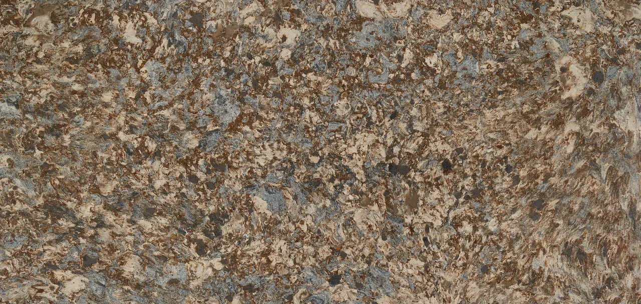 Havergate granite surface with mottled brown, beige and gray speckled pattern — premium countertop fabrication by Signature Stone Las Vegas