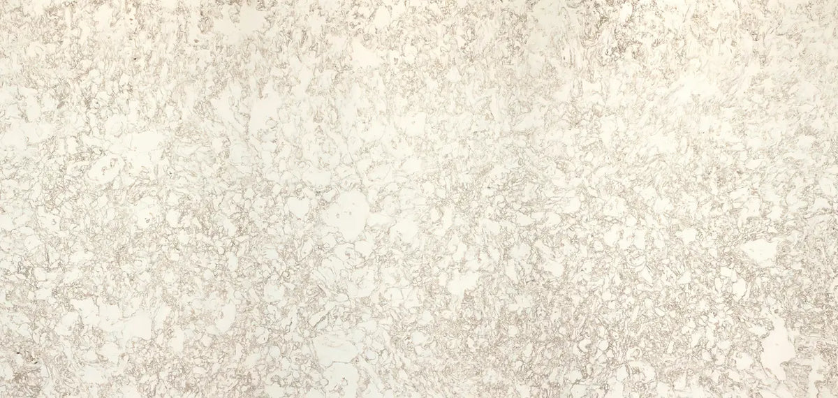 Natural stone surface with beige and cream marbled veining and polished finish — premium countertop fabrication by Signature Stone Las Vegas