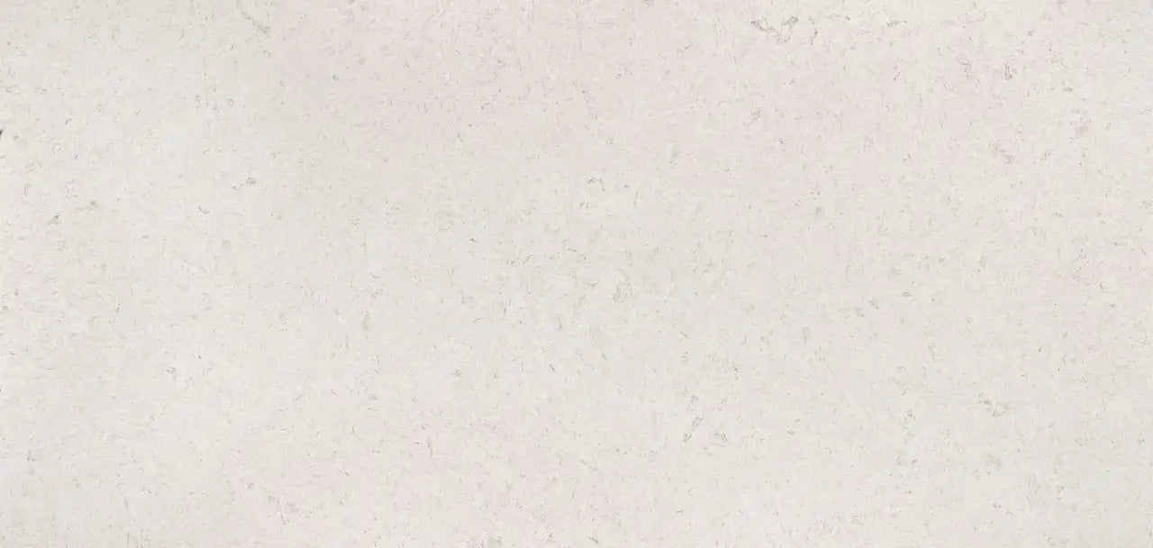 Highgate quartz kitchen countertop with light cream background and subtle veining — elegant stone countertops installed by Signature Stone Las Vegas