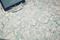 Kendal marble surface with green and white veining and black cracks — premium stone countertops installed by Signature Stone Las Vegas