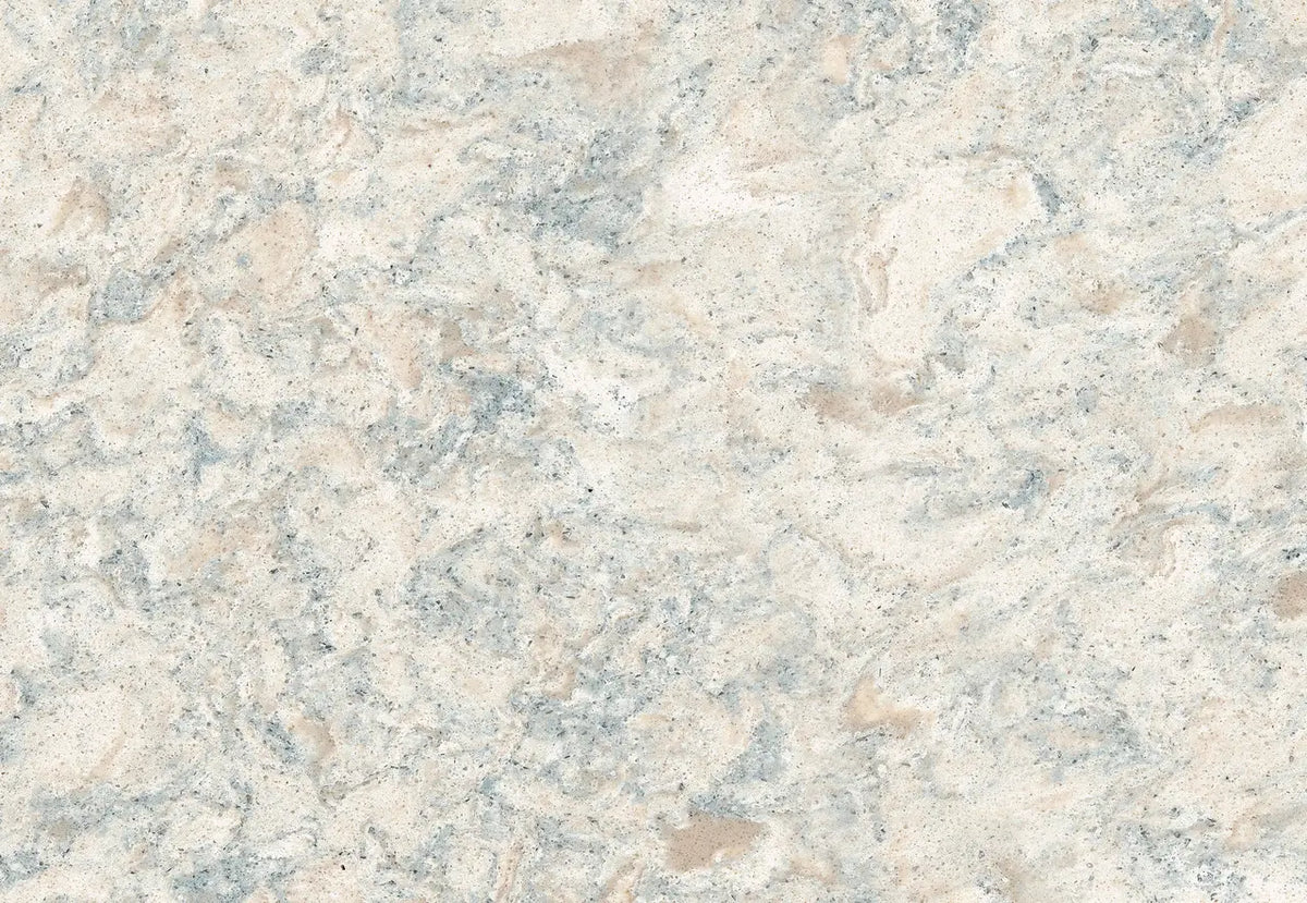 Montgomery granite surface with creamy beige and soft gray veining in polished finish — elegant stone countertops installed by Signature Stone Las Vegas