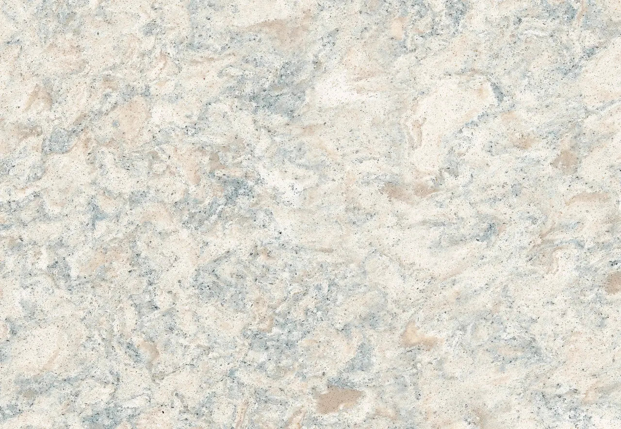 Montgomery granite surface with creamy beige and soft gray veining in polished finish — elegant stone countertops installed by Signature Stone Las Vegas