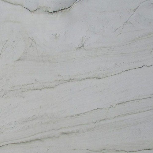 Quartzite Mont Blanc slab surface with white background and gray veining — elegant quartz countertops installed by Signature Stone Las Vegas
