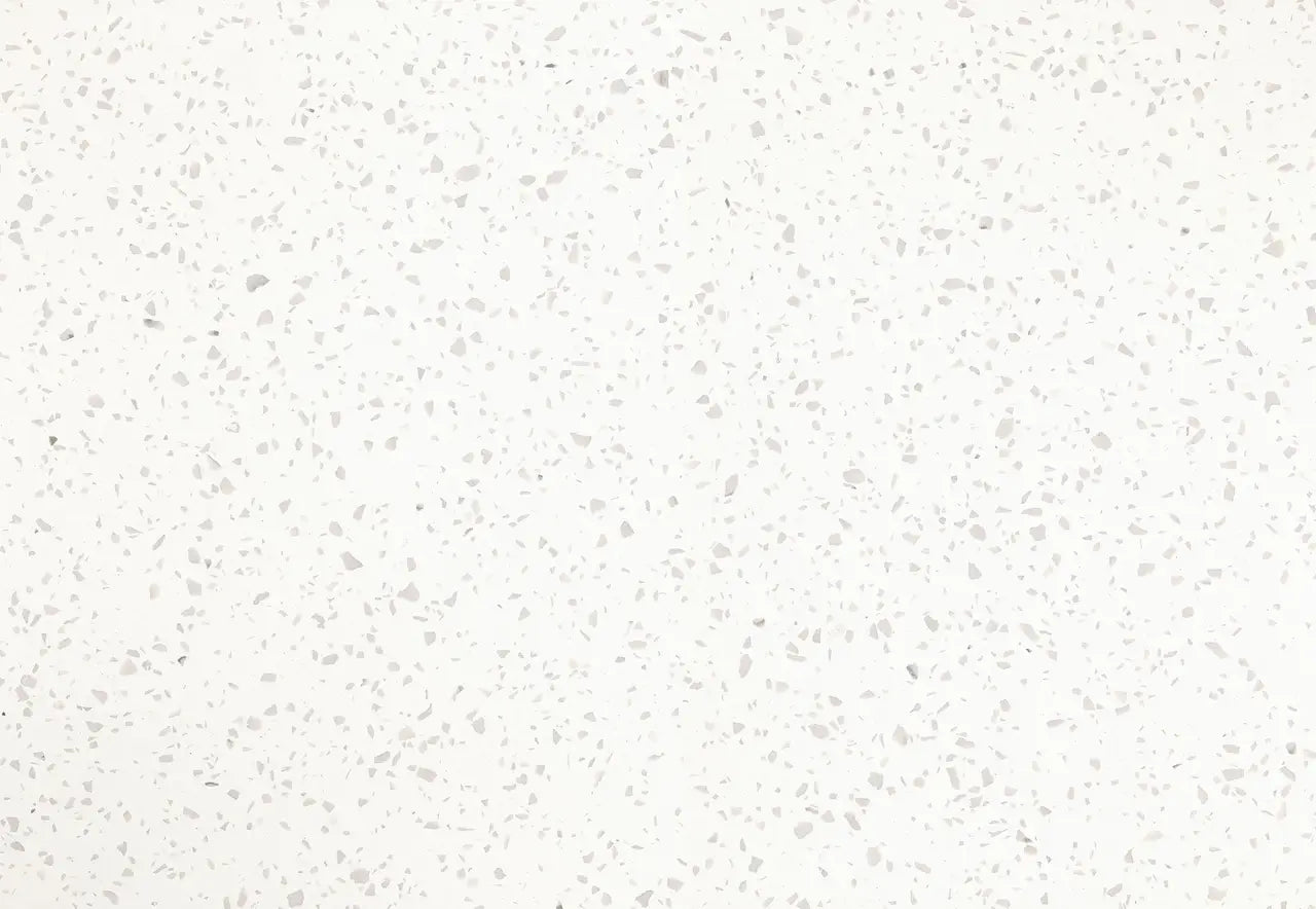 Salt Lake quartz surface with subtle beige and cream speckled pattern — premium stone countertops installed by Signature Stone Las Vegas