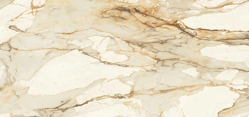 Calacatta Antique marble surface with cream background and golden brown veining — elegant custom countertops fabricated and installed by Signature Stone LV