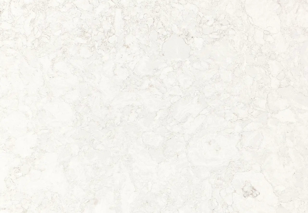 Quartz surface with subtle gray veining and smooth polished finish — expert countertop fabrication by Signature Stone Las Vegas