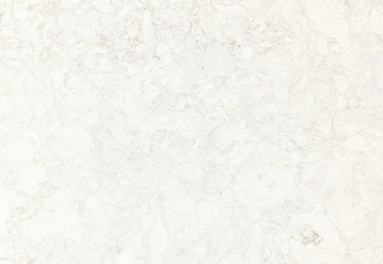 Quartz surface with subtle gray veining and smooth polished finish — expert countertop fabrication by Signature Stone Las Vegas