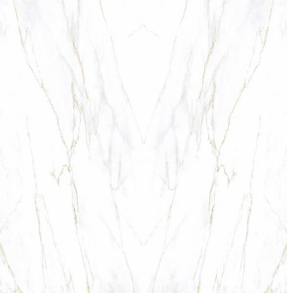 Statuario Dorato marble slab with white background and golden veining — luxury custom countertops fabricated and installed by Signature Stone LV