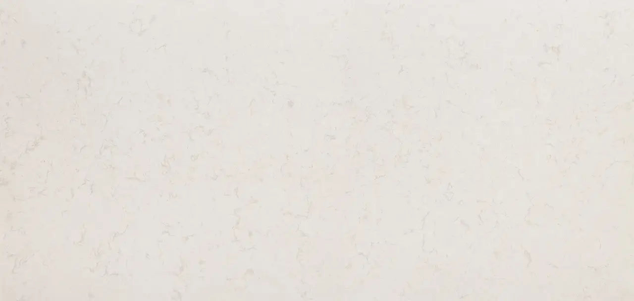 Torquay quartz kitchen countertops with soft beige tones and subtle veining — elegant stone countertops installed by Signature Stone Las Vegas