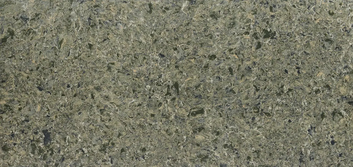 Wentwood stone slab with mottled gray-green surface and natural speckled pattern — perfect for custom countertops fabricated and installed by Signature Stone LV