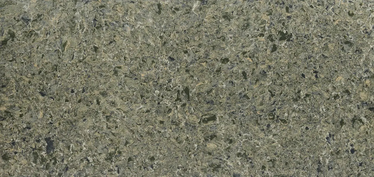 Wentwood stone slab with mottled gray-green surface and natural speckled pattern — perfect for custom countertops fabricated and installed by Signature Stone LV