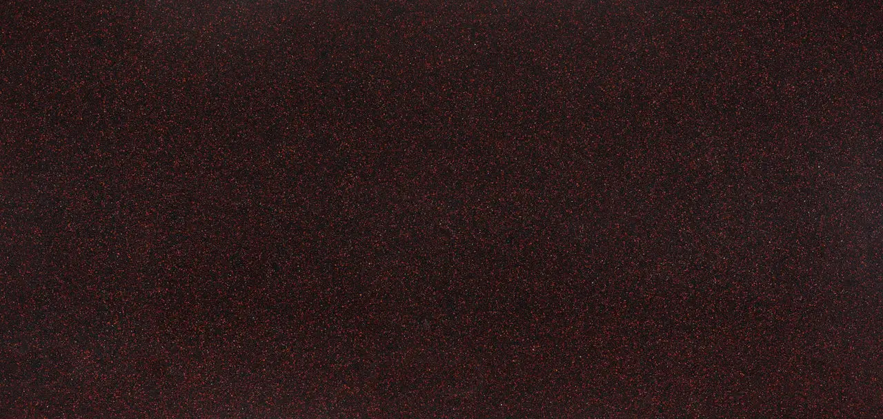 Wilshire Red granite slab with deep burgundy base and speckled pattern — ideal for custom countertops fabricated and installed by Signature Stone LV
